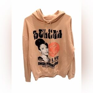 Selena Hoodie Official Merch Pullover Hoodie North American Tour Size Large